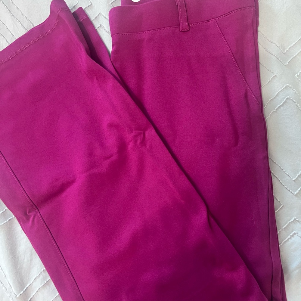 Betabrand Classic Dress Yoga Pants - Bootcut (Pink)